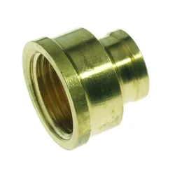 Draadverloopmof, messing, 1" x 3/4" FF, VSH D1101